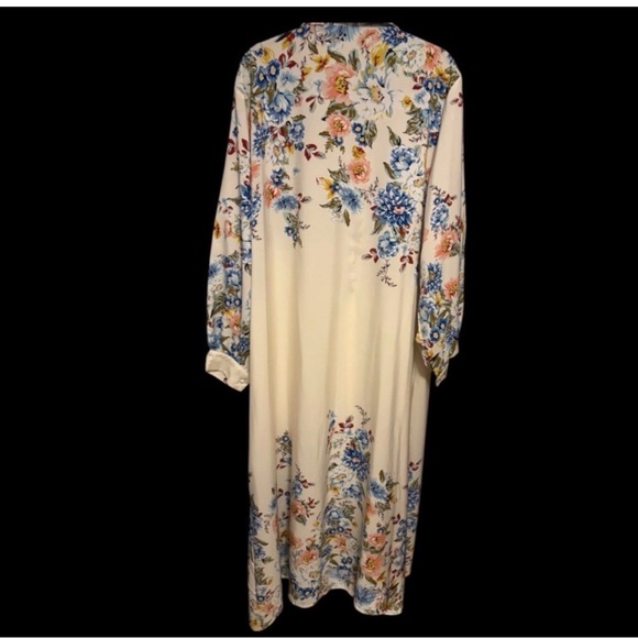 Floral Cream Maxi Skirt - Picture 6 of 6